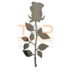 RÓŻA ZE STALI NIERDZEWNEJ 25CM