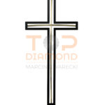 KRZYŻ NIERDZEWKA KT11W ŻAGIELEK 60cm MIX ZŁO + CZA