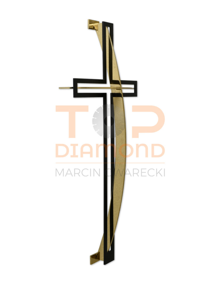 KRZYŻ NIERDZEWKA KT11W ŻAGIELEK 60cm MIX ZŁO + CZA
