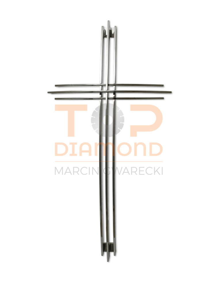 KRZYŻ WISZĄCY ZE STALI NIERDZEWNEJ SZABLA