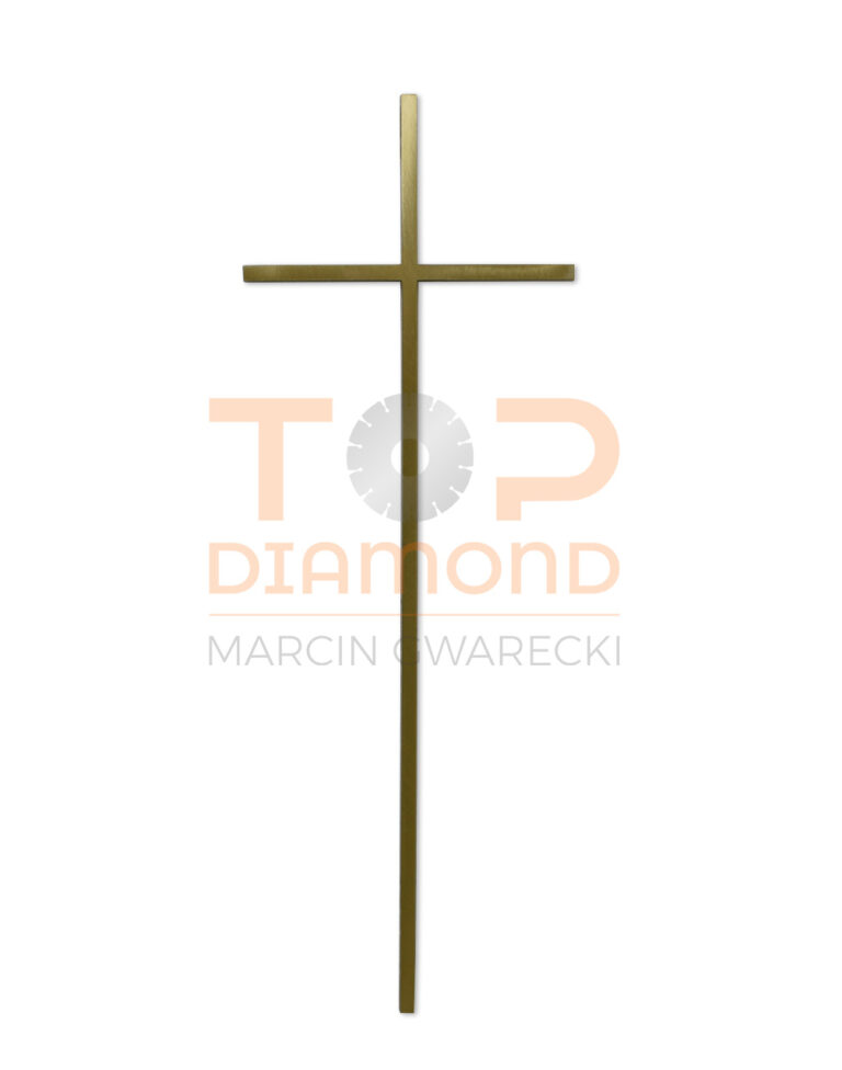 KRZYŻ MOSIĘŻNY KWADRAT 1cm