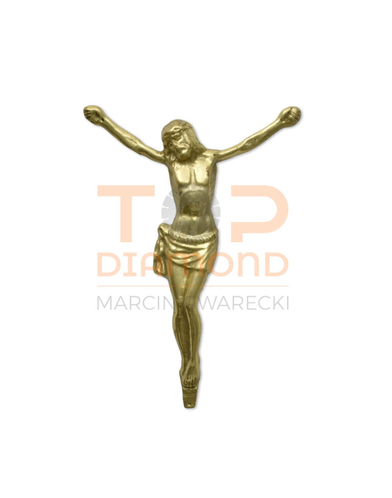 WIZERUNEK CHRYSTUSA POLEROWANY 17cm