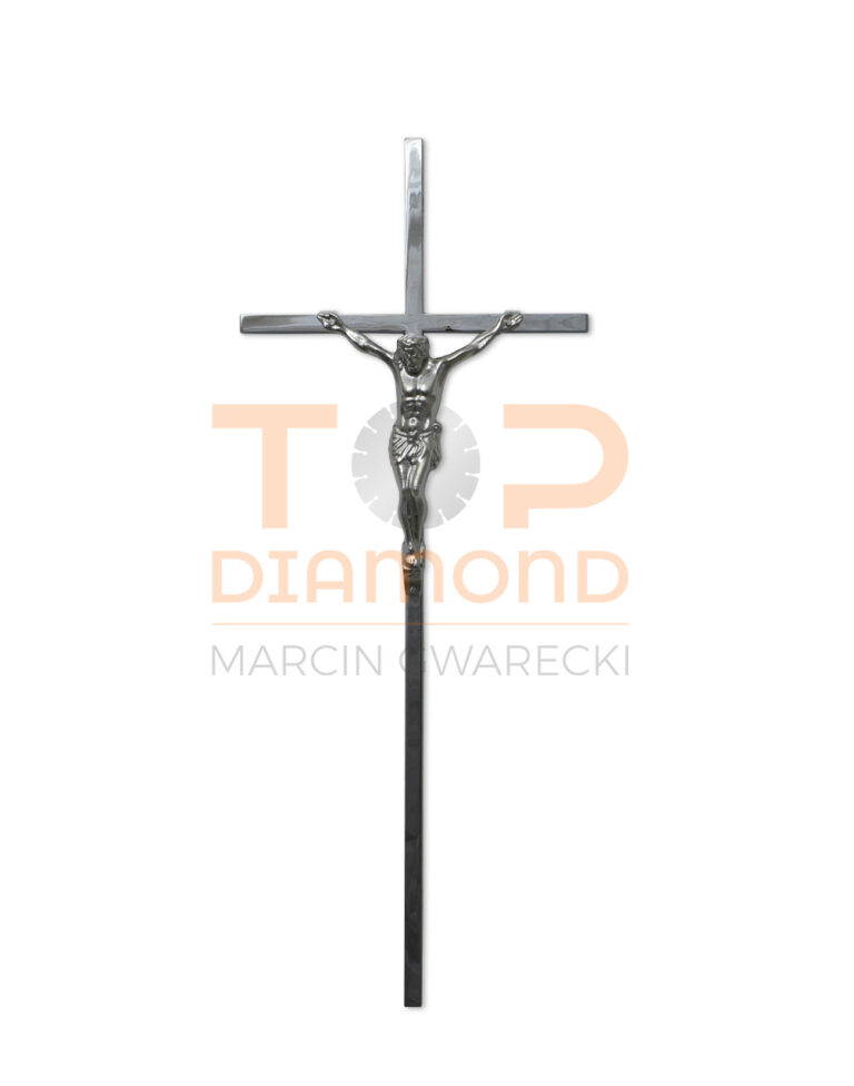 KRZYŻ PROSTY Z WIZERUNKIEM CHROM