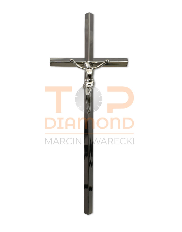 KRZYŻ ZE STALI NIERDZEWNEJ SZTORC 20x20mm