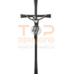 KRZYŻ SA ROMANO NOWY WZÓR 40cm CHROM