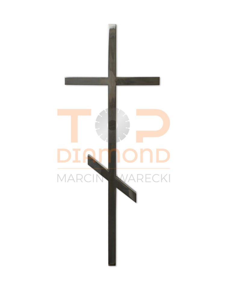 KRZYŻ PRAWOSŁAWNY 20x20mm ZE STALI NIERDZEWNEJ