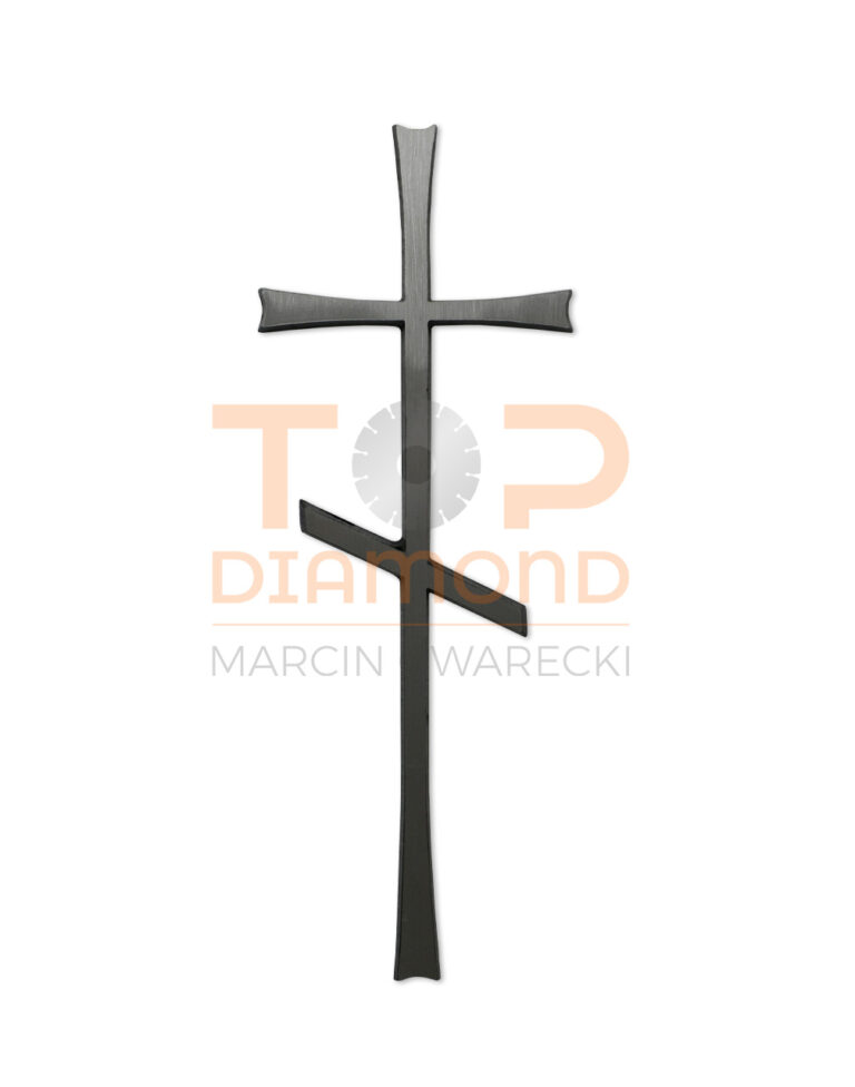 KRZYŻ ALUMINIOWY PRAWOSŁAWNY 48CM