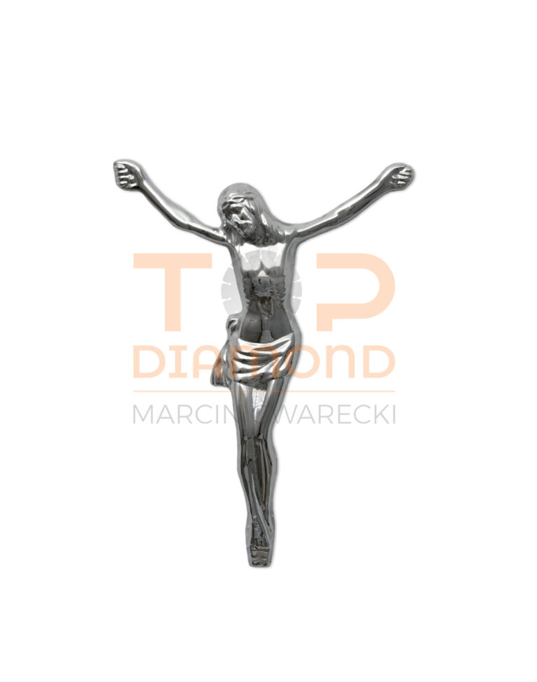 WIZERUNEK CHRYSTUSA CHROMOWANY 17cm