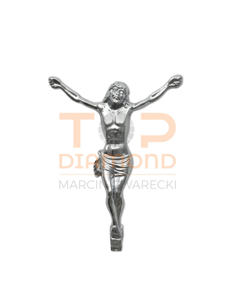 WIZERUNEK CHRYSTUSA CHROMOWANY 19cm