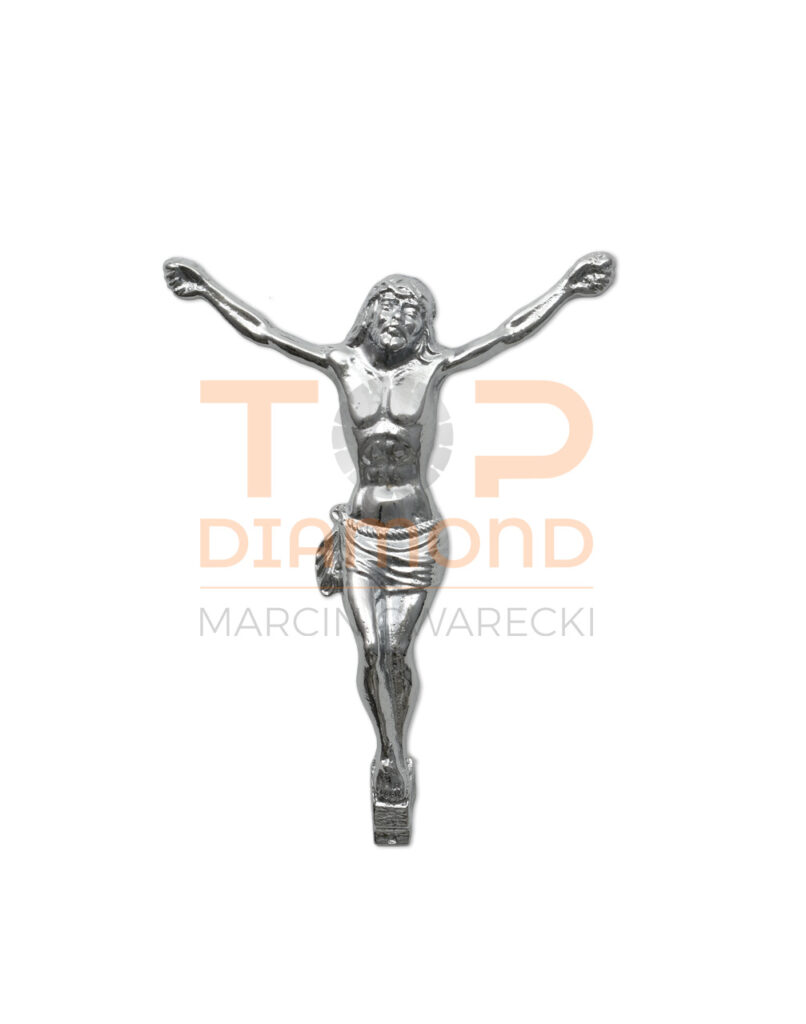 WIZERUNEK CHRYSTUSA CHROMOWANY 19cm