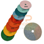 TARCZA DO POLEROWANIA 100mm 3-KOLOROWA