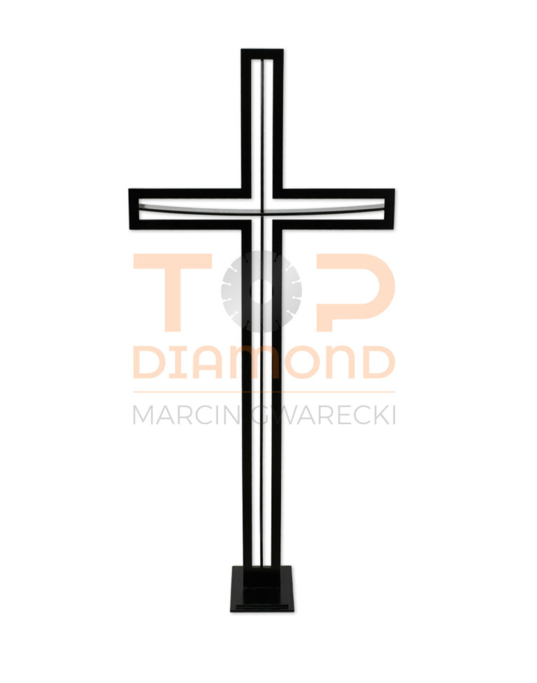 KRZYŻ NIERDZEWKA KT11 ŁUKOWATY ŻAGIELEK 80cm ST CZ