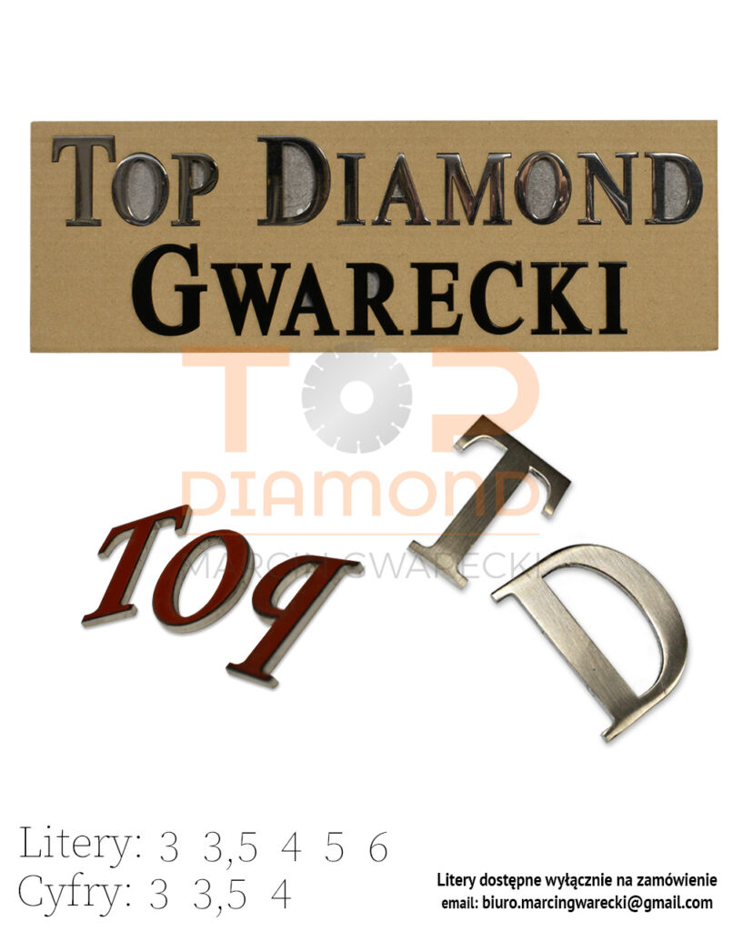 LITERA ROMANO NIERDZEWNA NAKLEJANA NA TAŚMIE SATYNOWANA