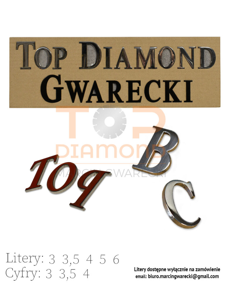 LITERA ROMANO NIERDZEWNA NAKLEJANA NA TAŚMIE