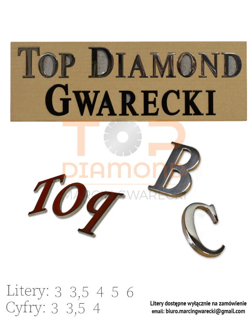 LITERA ROMANO NIERDZEWNA NAKLEJANA NA TAŚMIE