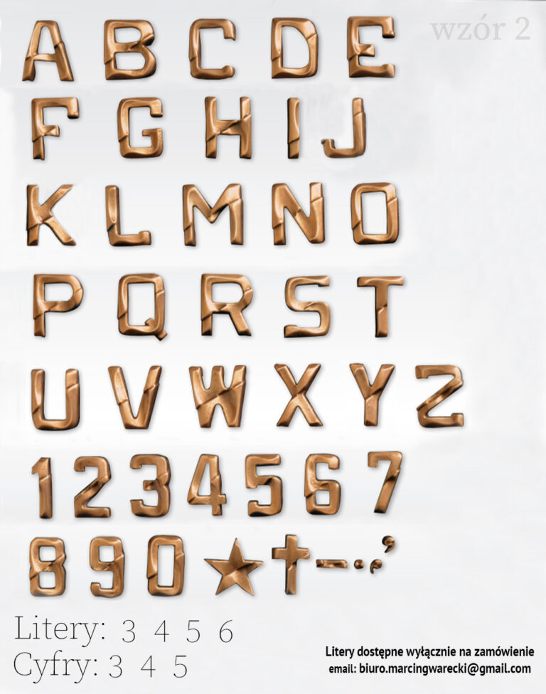 LITERA MOSIĘŻNA WZÓR (II)